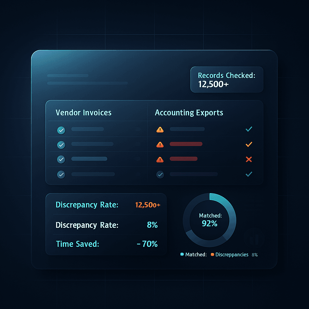 Invoice Reconciliation Tool